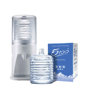 20桶 x 12L 5100家庭装软包桶装水 + Q5 5100专用台式室温饮水机